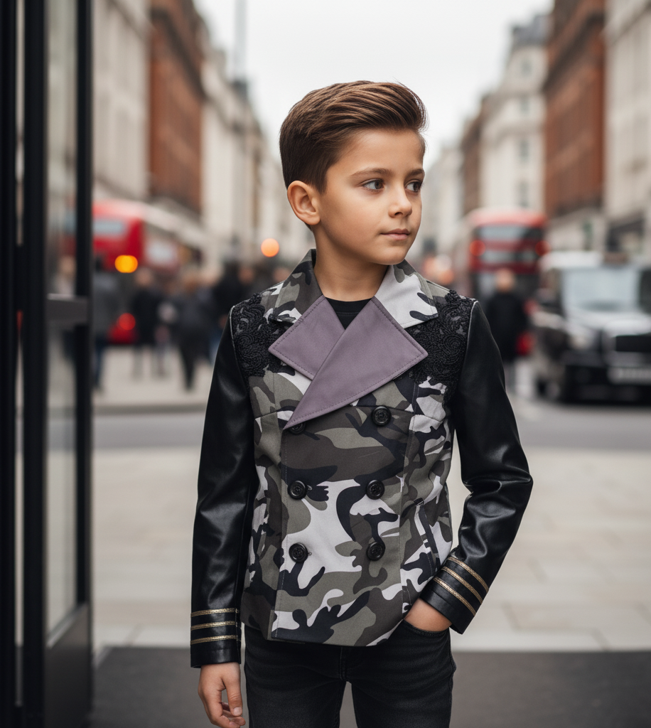 Boys Inteligente Blazer Jacket Kids Formal School Coat Casual Suit 4-14Y