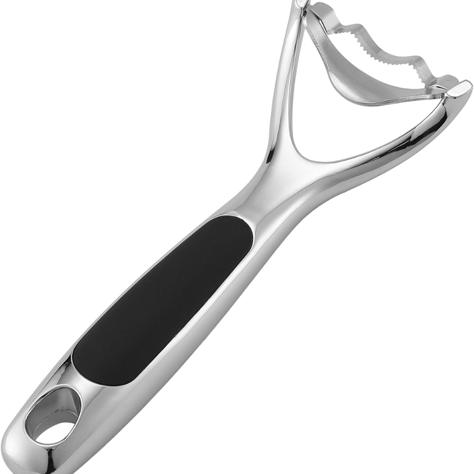 Descascador de milho de zinco cromado resistente - Ferramenta ergonômica para descascador e plaina de milho em espiga