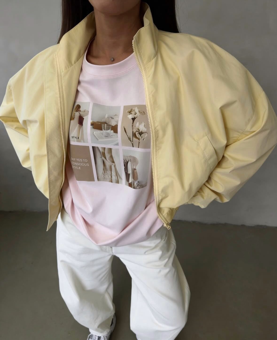 Suporte Collar Zip Up Cropped Bomber Jacket