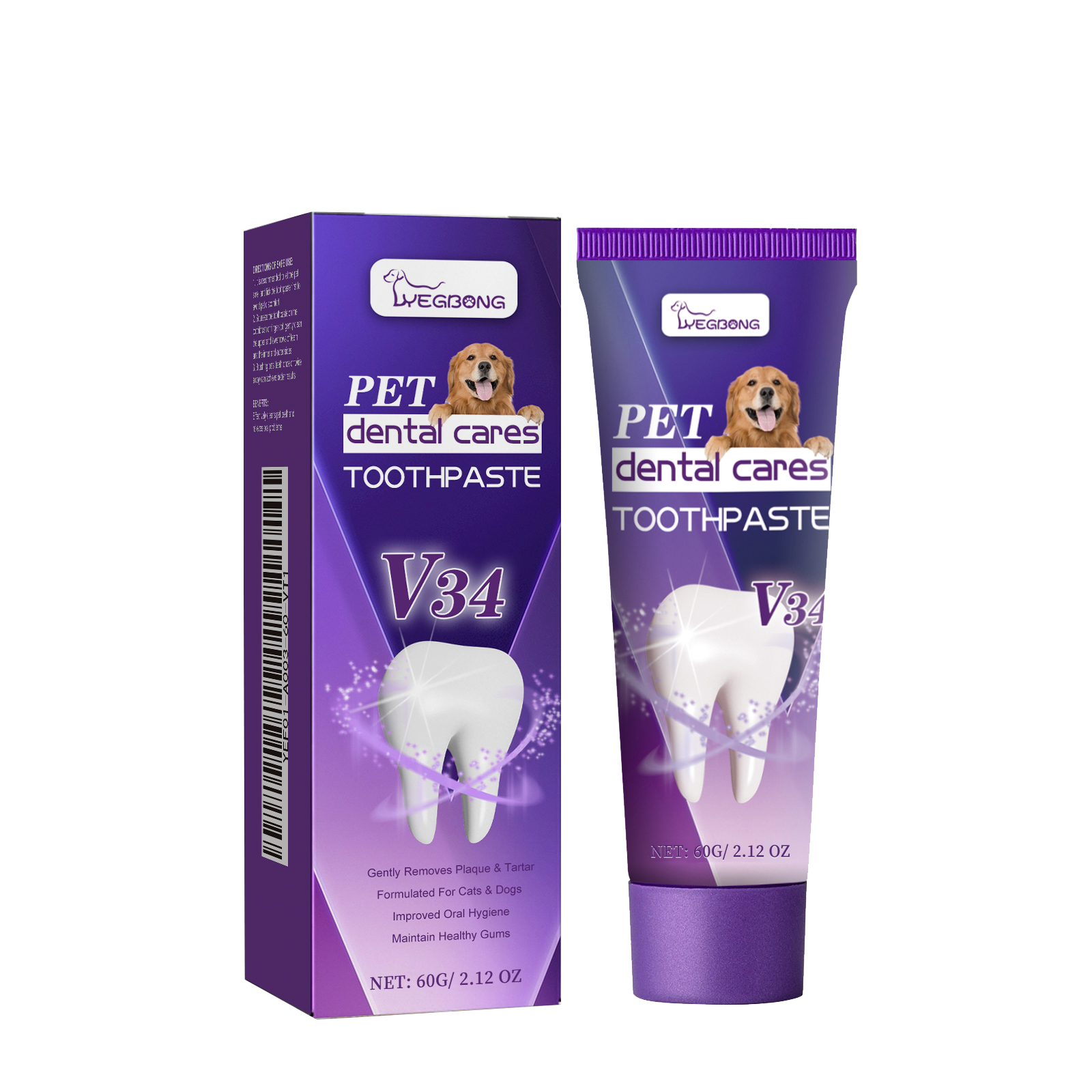 Pet V34 Toothpaste 60g 1box