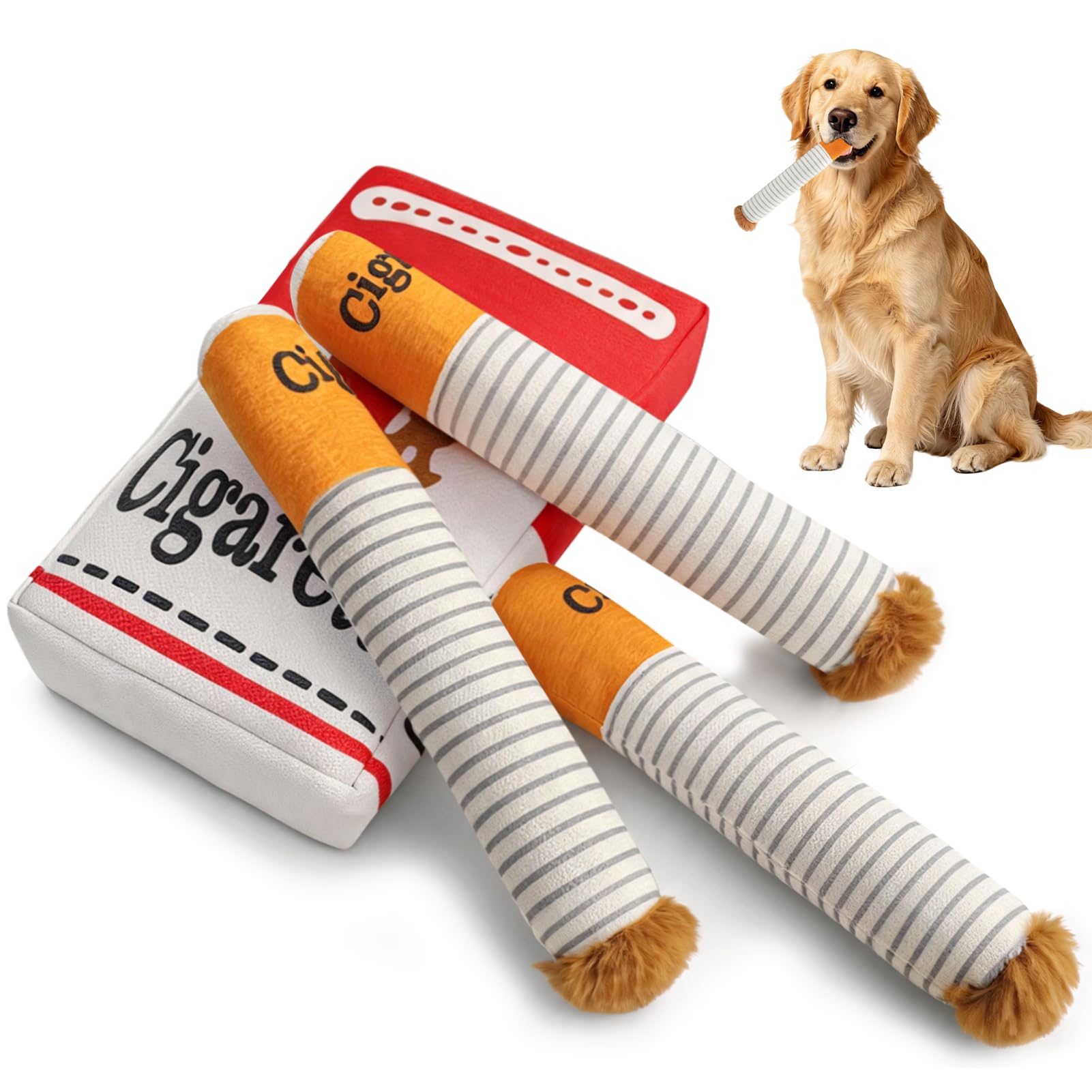 Brinquedos engraçados para cães para cães pequenos e médios, brinquedo interativo estridente para cães esconde-esconde e procura brinquedo de toca para esconder, brinquedo de enriquecimento de pelúcia, presente de aniversário e adereço fotográfico para am