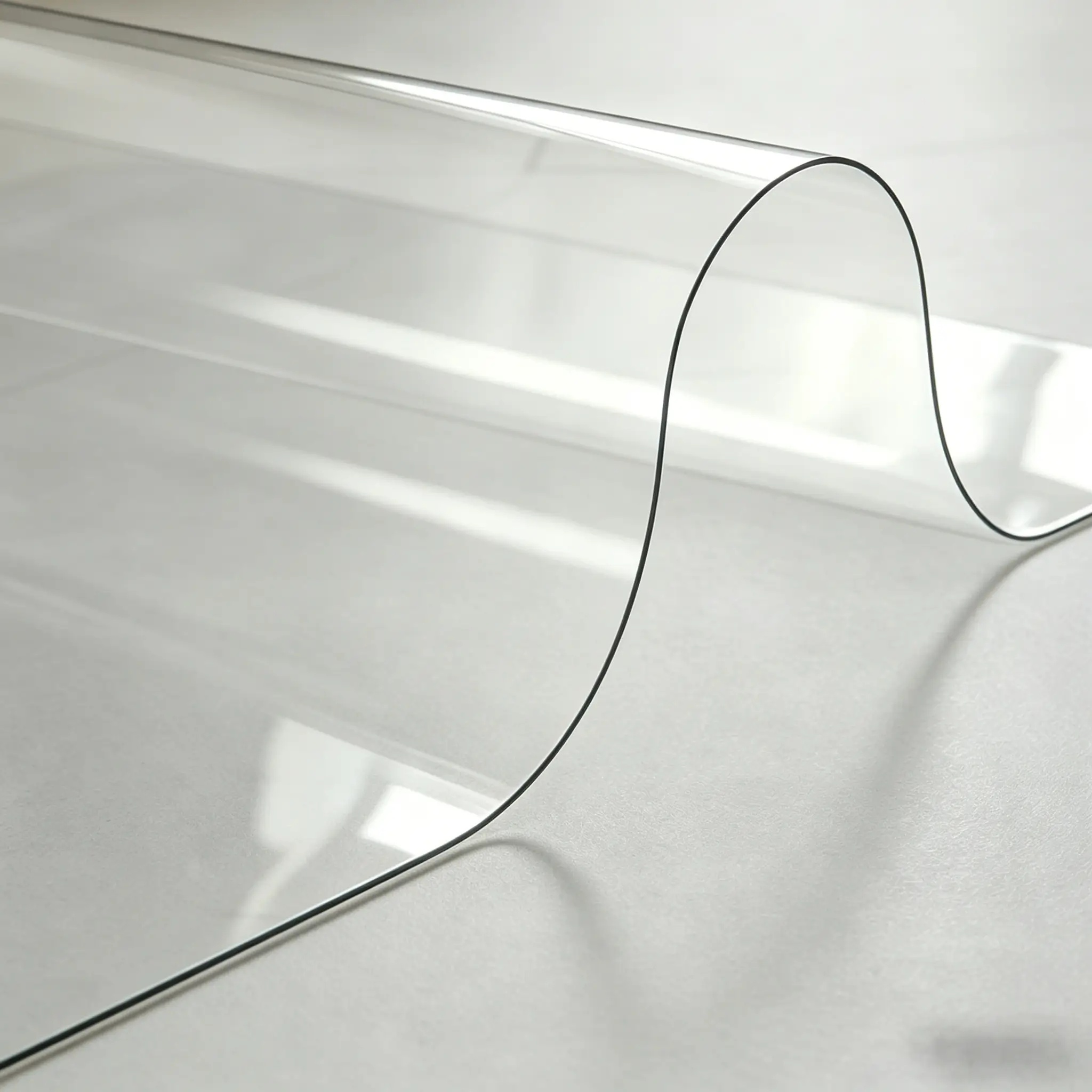 Table Capa 13x16Inch 1.5 Mm Thick Clear Desk Protector Rectangle PVC Desk Mat À Prova D'água & Easy Cleaning Desk