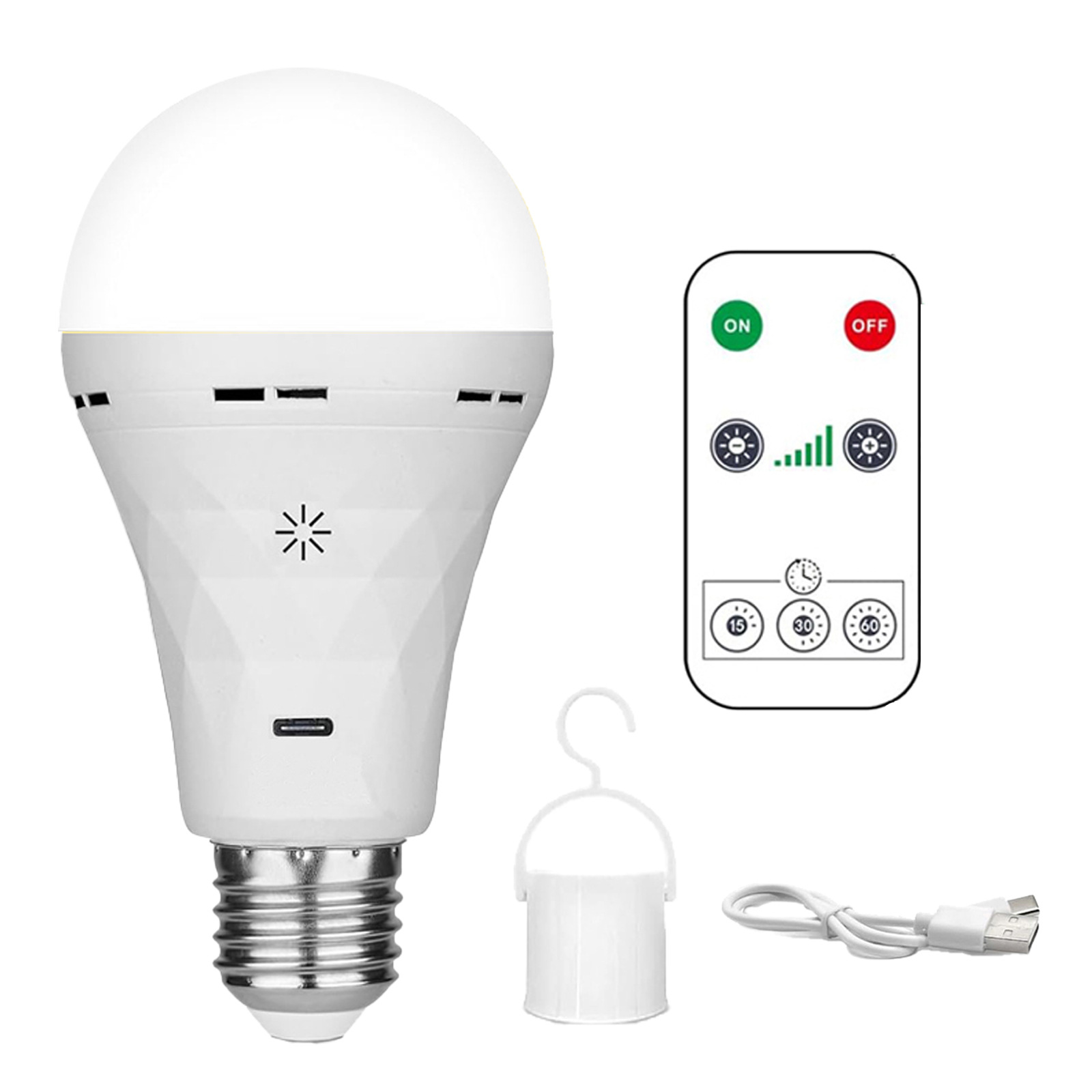 Lâmpadas recarregáveis ​​com controle remoto, temporizador, lâmpadas de parede alimentadas por bateria, fonte de alimentação USB, lâmpadas recarregáveis ​​para luminárias
