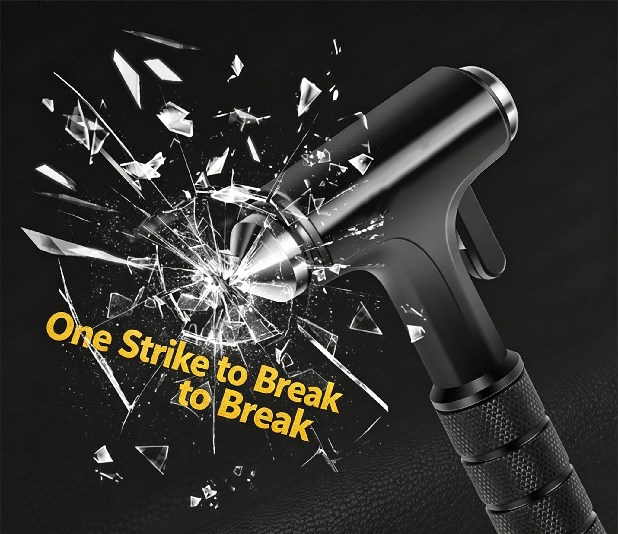 Liga de Alumínio Multifuncional Carro Safety Hammer, Veículo Window Breaking Escape Tool