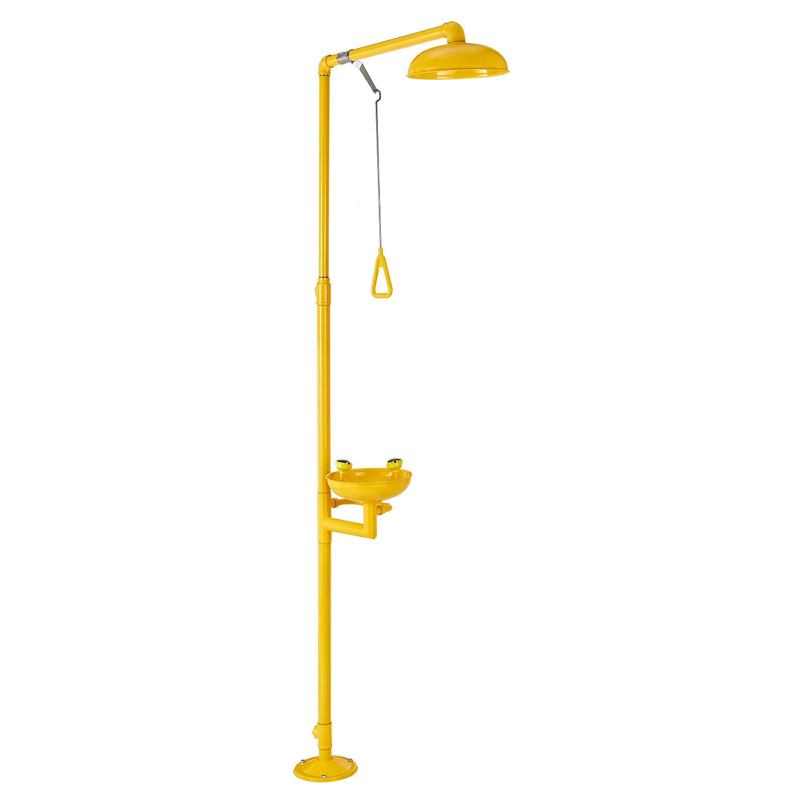 Emergency Shower Eye Wash Station Combination OSHA-Approved Eyewash Unidade Yellow