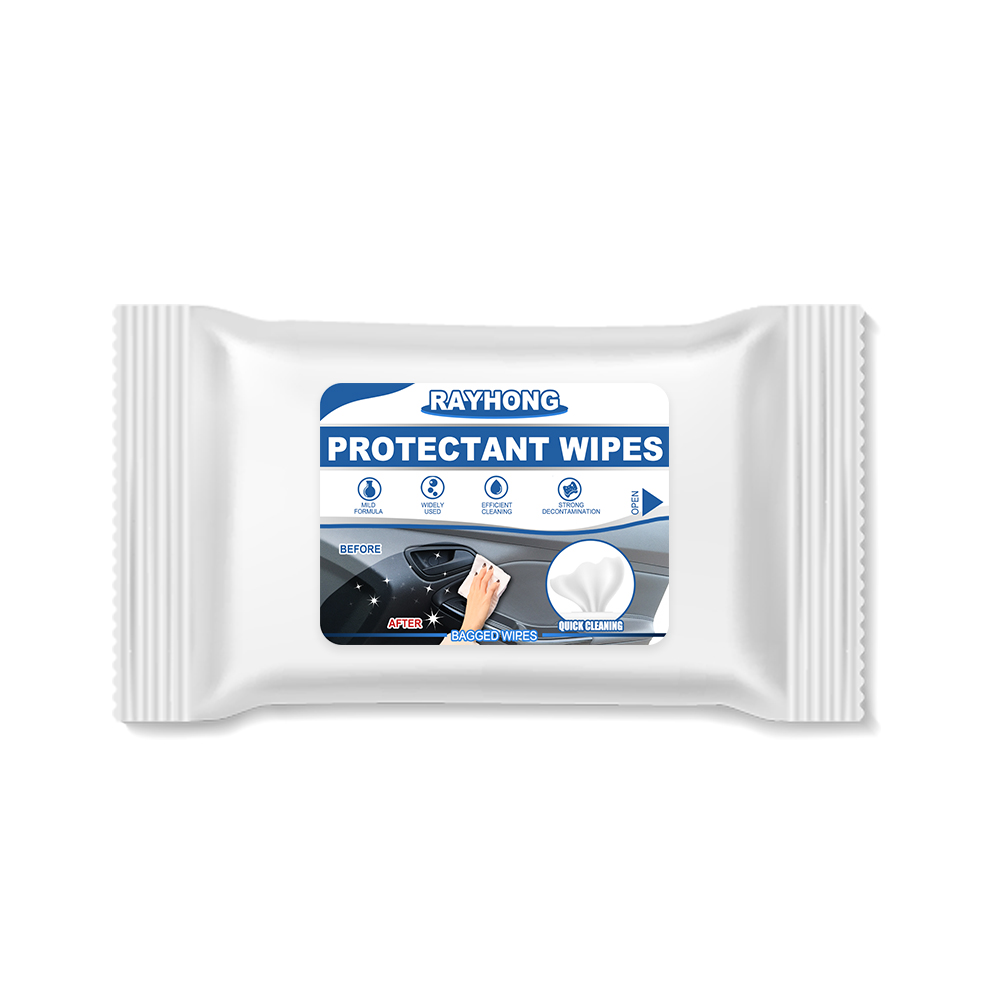 Rayhong Carro Interior Wipes, Glass Leather Interior Refurbished Sofa Gauges SteeAnel Wheel Maintenance Clean