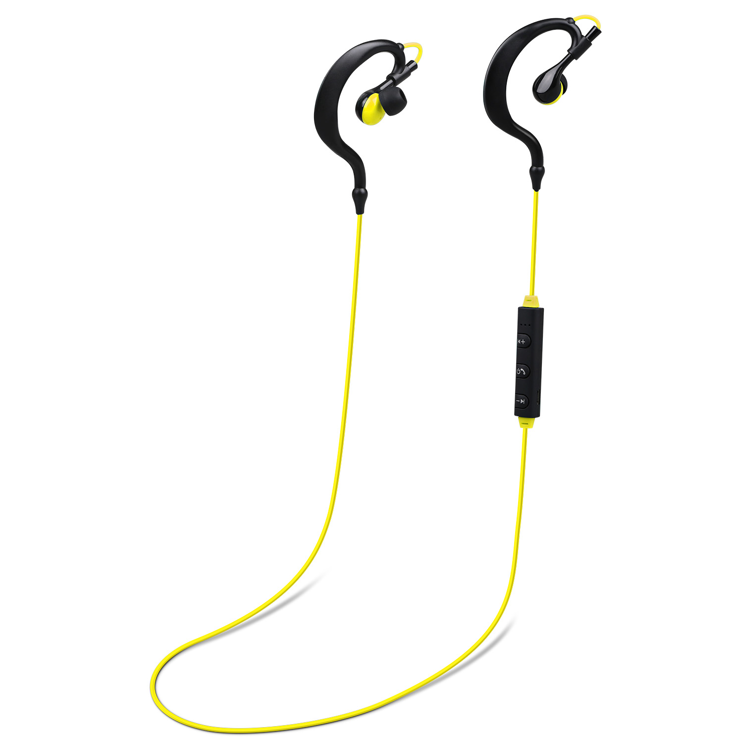 Sem Fio HeadConjuntos V4.1 Esporte Fones de ouvido estéreo intra-auriculares com faixa de pescoço à prova de suor e microfone com graves profundos HiFi para correr Trilha Travel