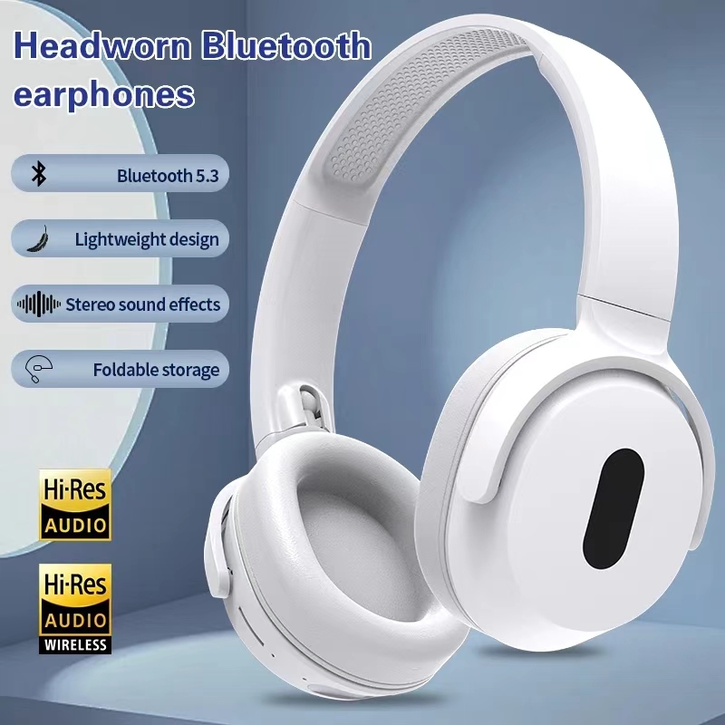 Dobrável sem fio fones de ouvido bluetooth eesportees alta fidelidade estéreo com cancelamento ruído com microfone sobre a orelha gamer headconjuntos