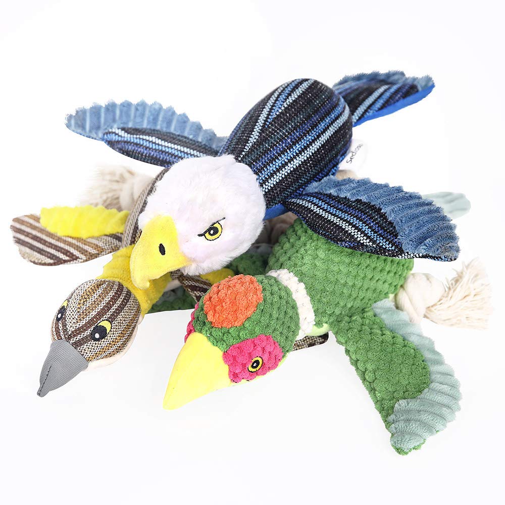 Kit Brinquedos de Pelúcia para Cães – Mordedor e Macio para Todas as Raças