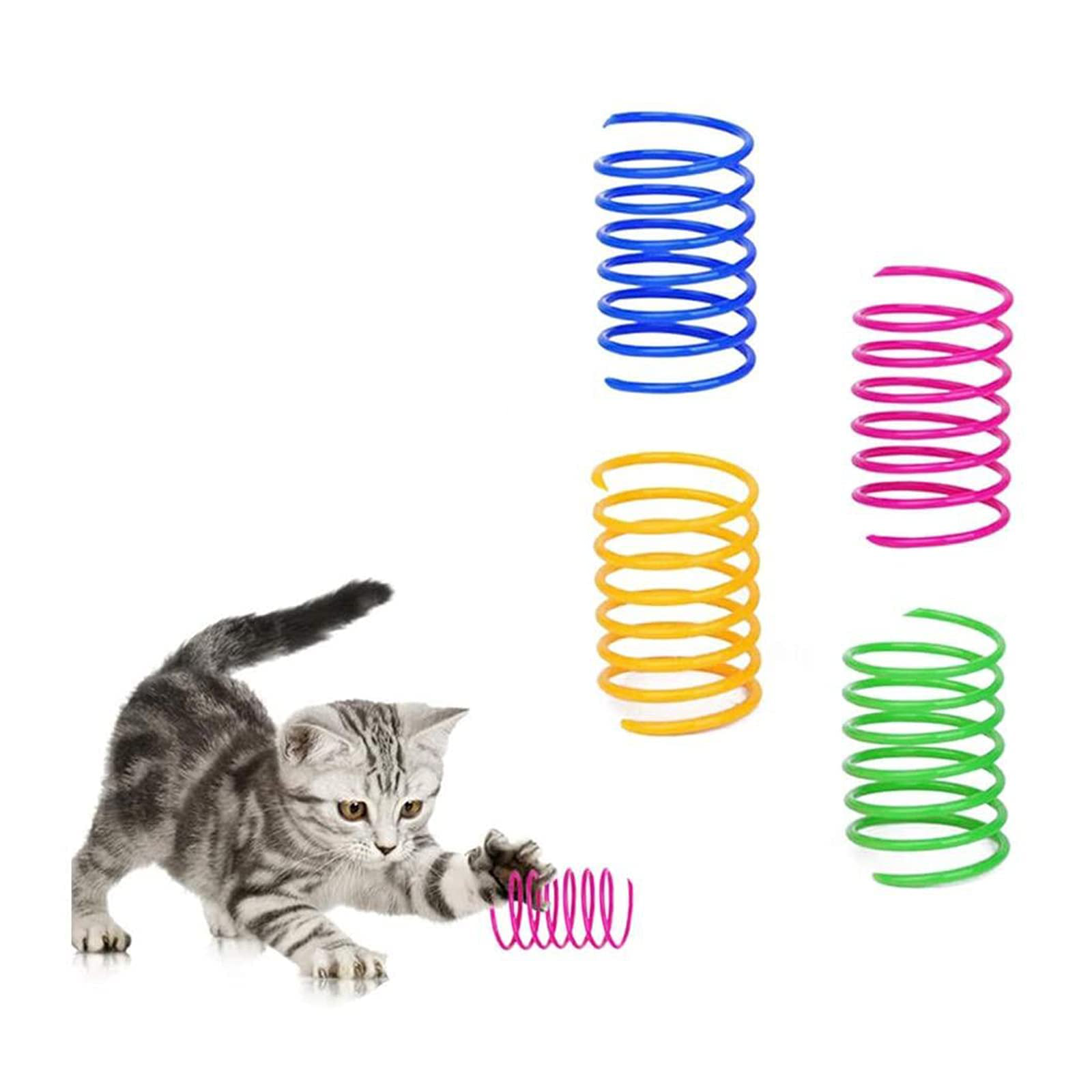 Kit 12 Molas Coloridas para Gatos — Brinquedos Interativos para Arranhar e Caçar